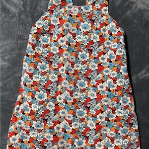 Zara Floral Mini Dress - Red, Blue, White